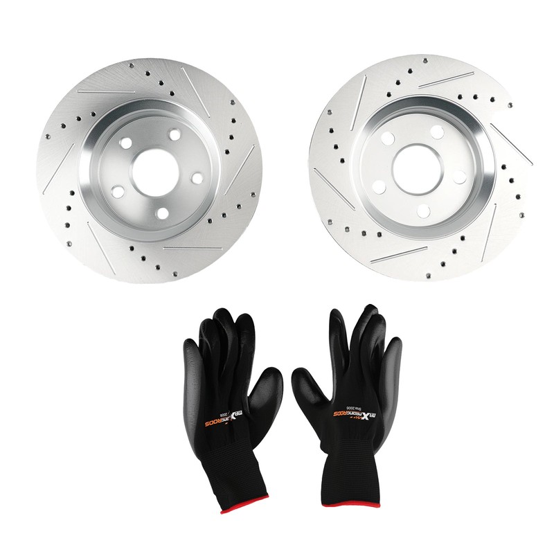 Front Left&Right Brake Rotors Set for Jeep Grand Cherokee 2011-2018 S-53062