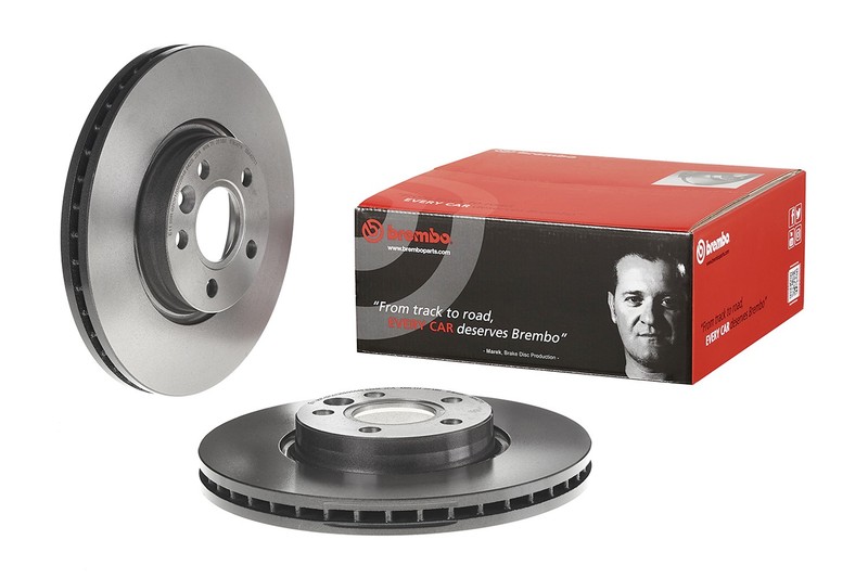 Brembo Front Vented 300mm Disc Brake Rotor For Range Rover Evoque Volvo S60 XC70
