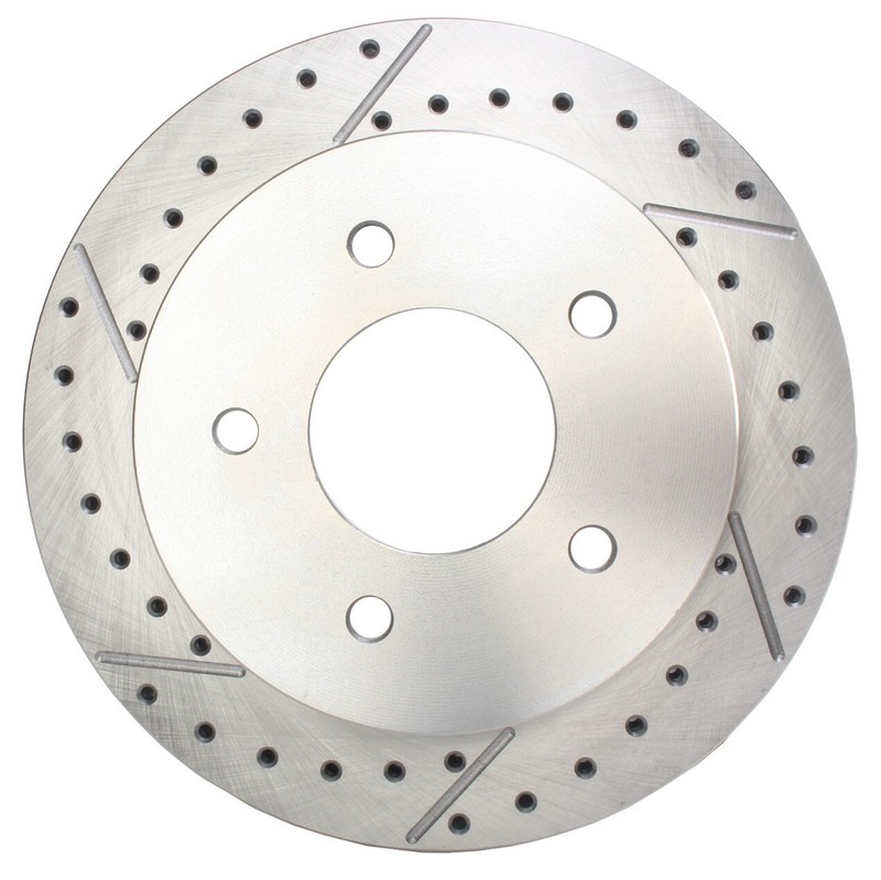 C10 5 Lug Rear Disc Brake Conversion Kit Drilled & Slotted Non E-Brake 1973-1987 gallery