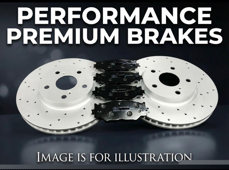 FOR CITROEN C3 MK2 A51 FRONT DRILLED BRAKE DISCS & PADS