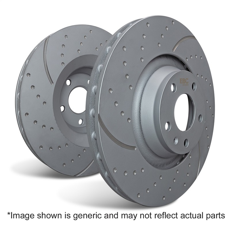 EBC Brakes GD7557 3GD Series Sport Slotted Rotor Set gallery