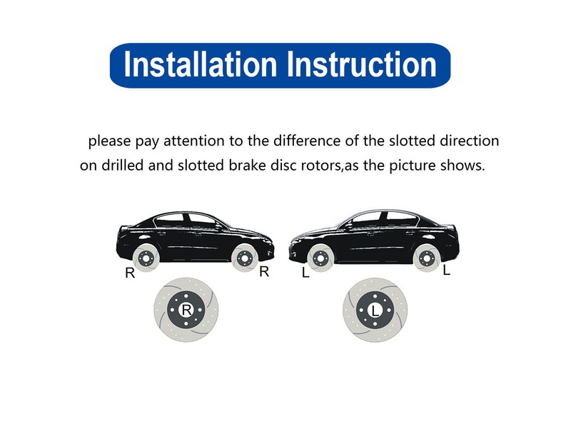 Rear OE Replacent Brake Rotors and Pad for 2000 2001 2002 GMC Yukon XL 1500 gallery