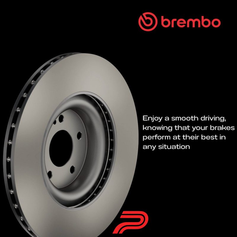 1 Pair Brembo Front Disc Rotors for Lexus RX MHU38R U30 2003-2008 320mm gallery