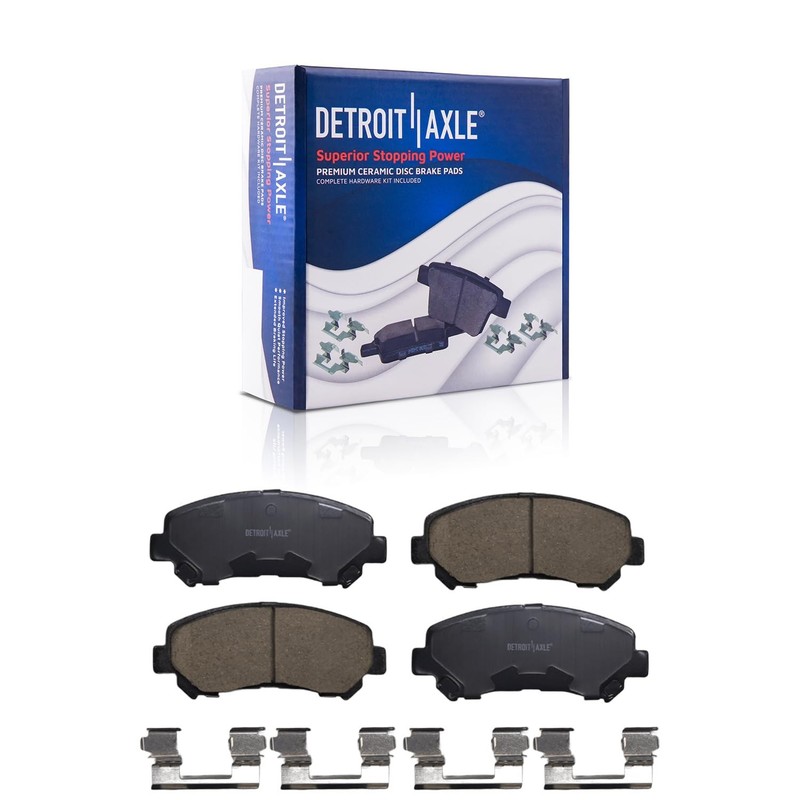 8pc Front Rear Brake Rotors Ceramic Brake Pads Kit for 2010-2013 Suzuki Kizashi gallery