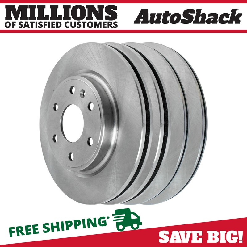 Front & Rear Brake Rotors Set of 4 for Chevy Traverse GMC Acadia Buick Enclave