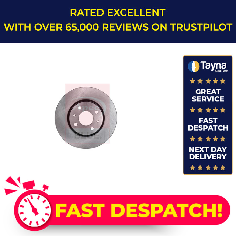 2x Brake Discs Pair Vented fits FIAT STILO 192 1.2 Front 02 to 06 188A5.000 Set