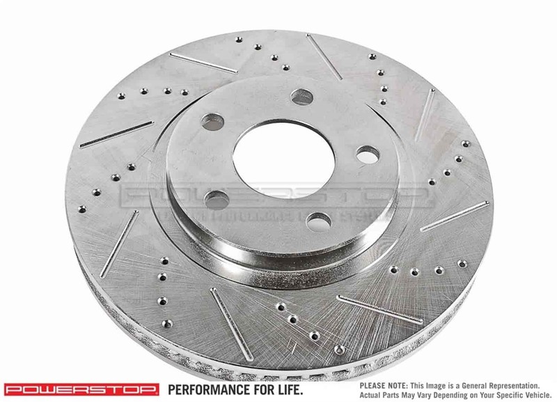 Power Stop Extreme Performance Drilled And Slotted Brake Rotor Fits Select Late