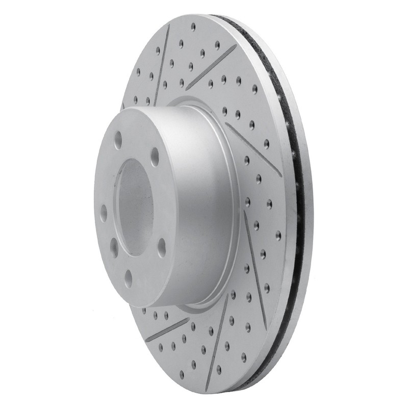 For BMW X1 12-15 DFC 830-31089L Drilled & Slotted Front Driver Side Brake Rotor gallery