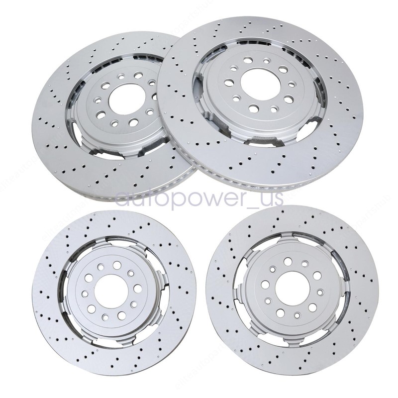 For 2017-2024 Alfa Romeo Giulia Stelvio Quadrifoglio 4X Front &Rear Brake Rotors gallery