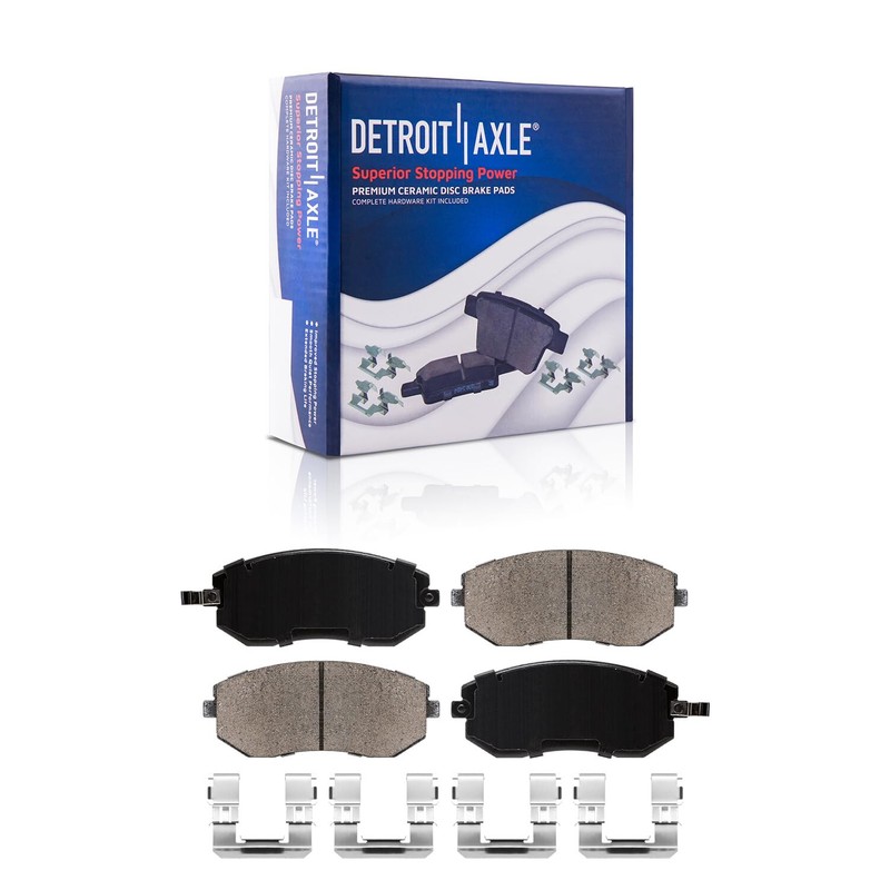 277mm Front Drilled Disc Rotors + Brake Pads for Saab 9-2x Subaru Impreza Legacy gallery