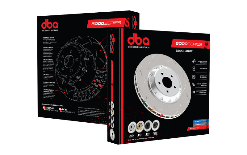DBA Fits 5000 Series T3 Front Slotted 2-Piece Rotor For Chevrolet Corvette gallery