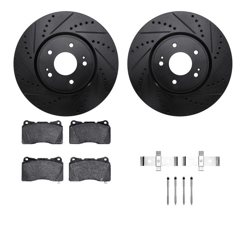 Dynamite Friction Disc Brake Kit for 2003-2006 Mitsubishi Lancer 8612-72000