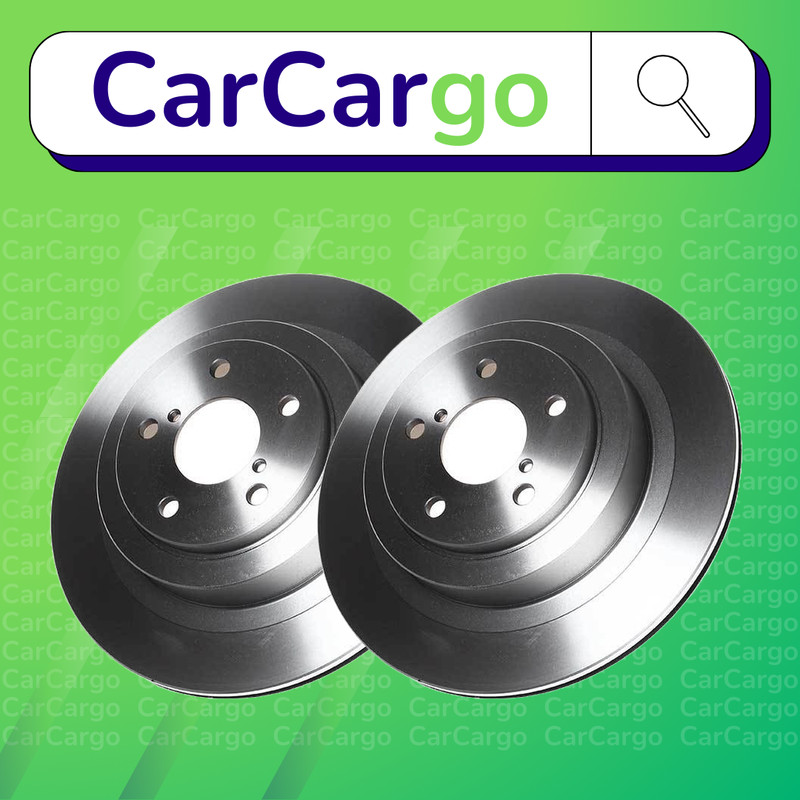 Vented Rear Brake Discs Subaru Impreza 2.0 i WRX AWD 2002-2005 289 mm