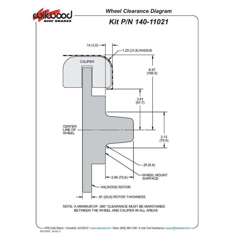 Wilwood 140-11021-D FDLI Pro Series Front Disc Brake Kit, 1970-72 Fits Mopar gallery