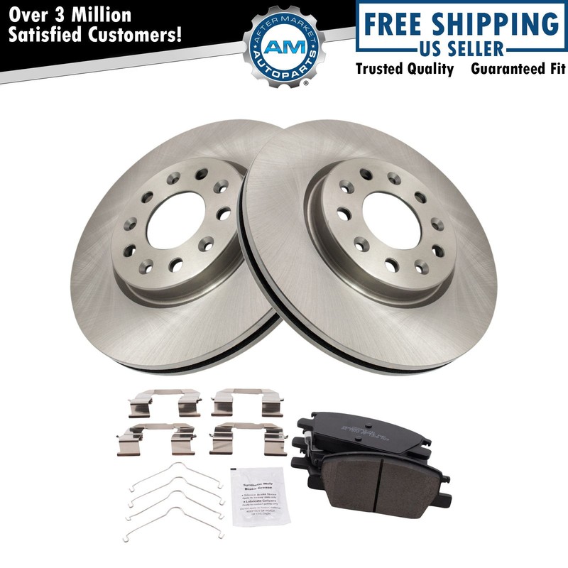 Front Brake Pad & Rotor Kit Fits 2020-2023 Chevrolet 2021-2022 GMC