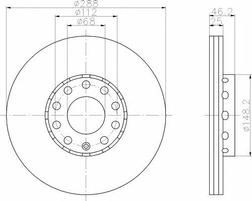 TEXTAR Front Axle BRAKE DISCS + BRAKE PADS SET for SEAT EXEO 2.0 TDI 2008-on gallery