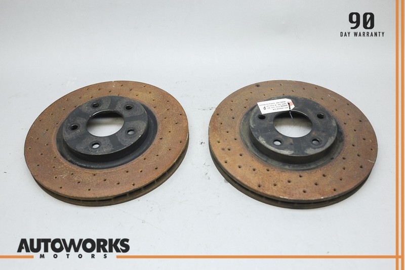 98-03 Jaguar XJR XJ8 VDP X350 Front Left & Right Side Brake Rotor Disk Set OEM