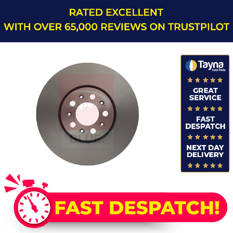 2x Brake Discs Pair Vented fits VW POLO Front 03 to 22 288mm Set 1J0615301C New
