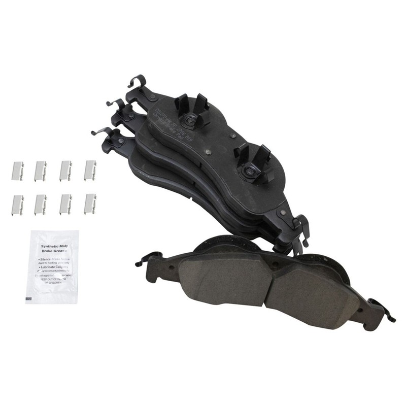 Front Premium Posi Ceramic Brake Pad & Coated Rotor Kit w/Chemicals gallery