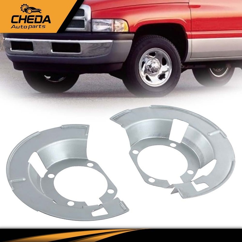 Front Brake Dust Shield LH & RH Side Fit For 2000 2001 2002 Dodge Ram 2500 3500