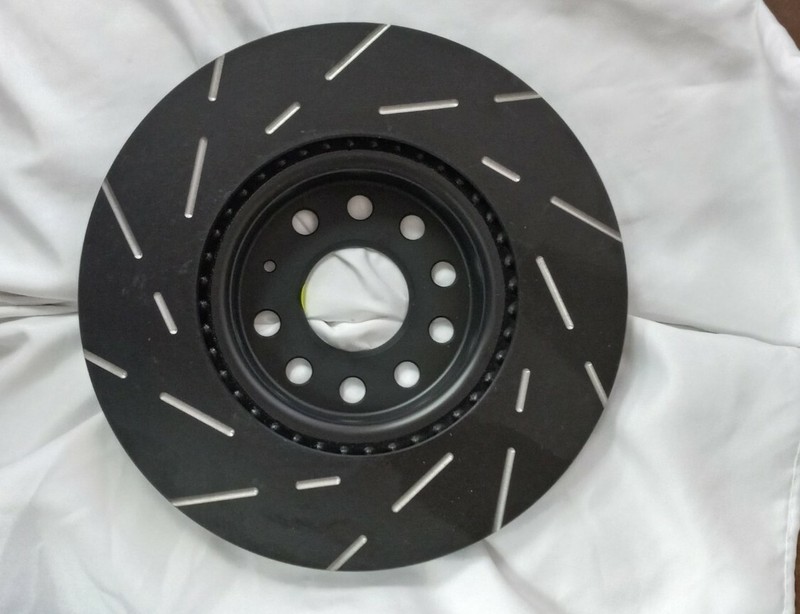 EBC Brakes USR1386 USR Series Sport Slotted Rotor FRONT RIGHT PASSAT, BEETLE