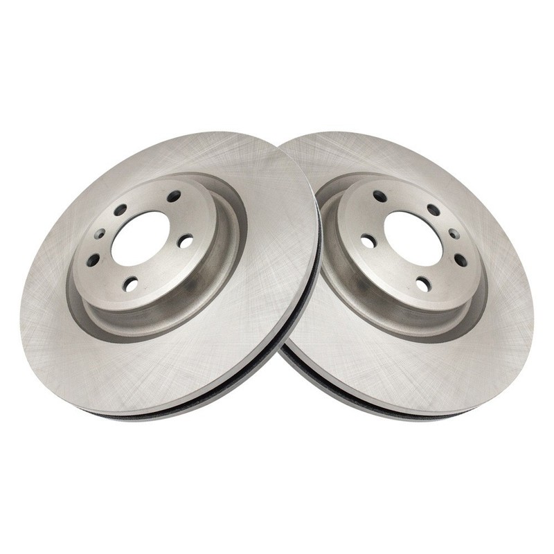 TRQ BRA72630 Disc Brake Rotors For Audi Q5 2013-2017 Front 4G0615301