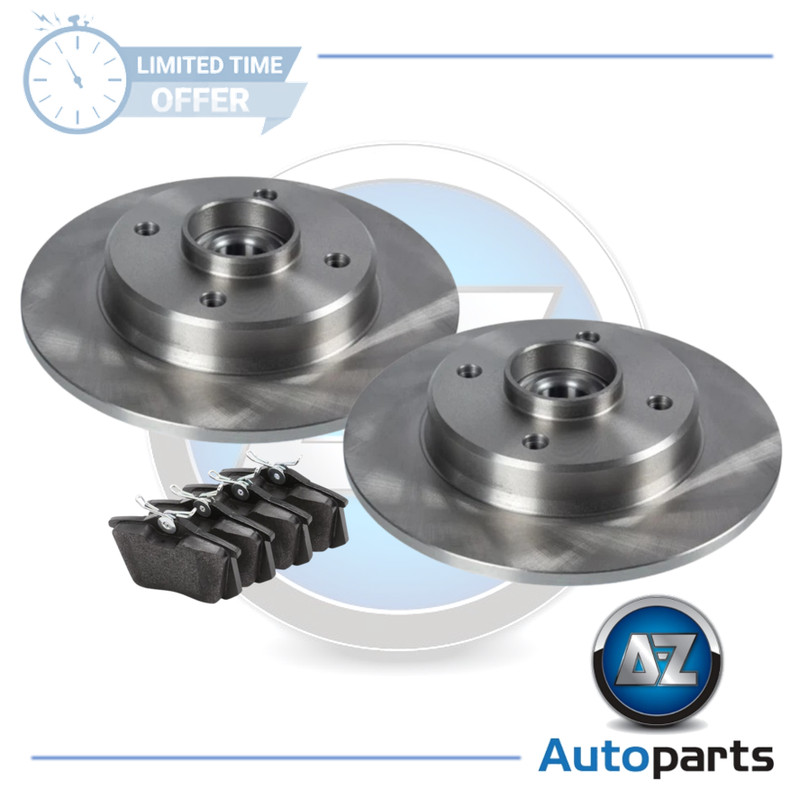 For Peugeot – 2008 1.5D 2018-On Rear 244mm Solid Brake Discs and Pads