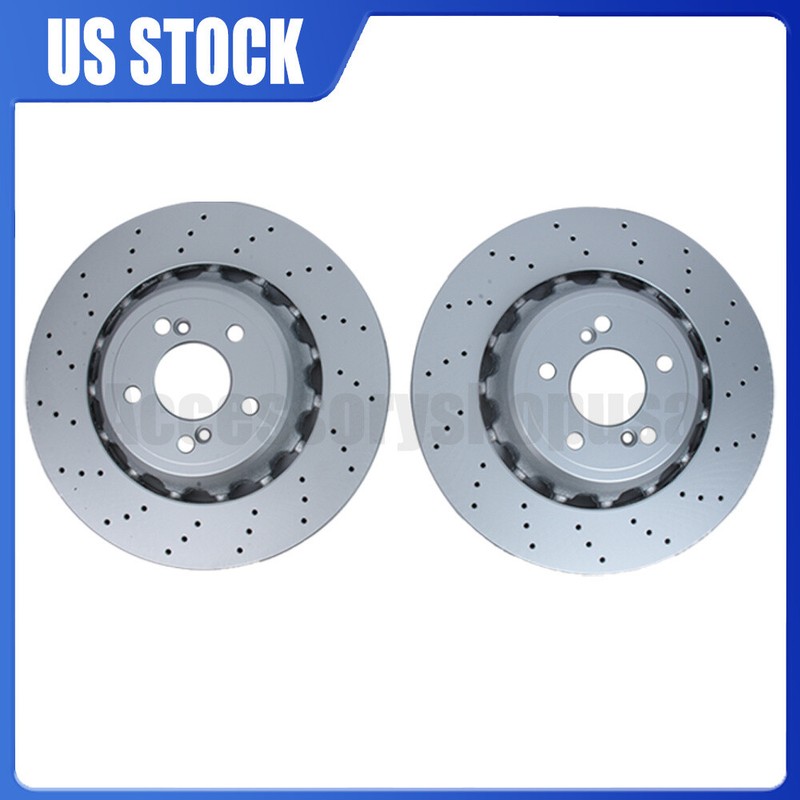 Front & Rear Brake Kit Disc Rotors Ceramic Pads For BMW F80 F82 F83 F87 M2 M3 M4 gallery