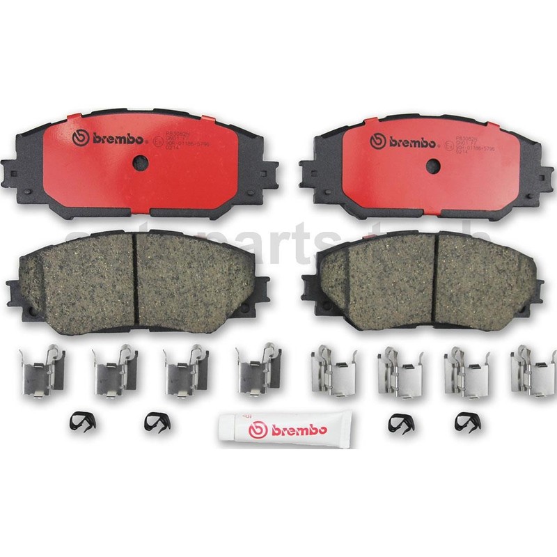 Brembo Front Disc Brake Pad Set Disc Brake Rotor Fits Toyota Corolla gallery
