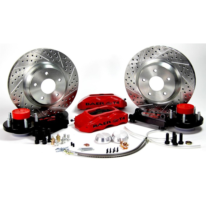 Baer Brakes 4261293B 13″ Track4 Brake Sys Frt Blk 70 Cougar