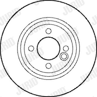 2X 562139JC JURID Brake Disc for MINI