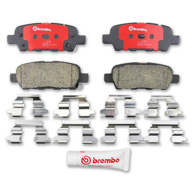 Brembo Front and Rear Disc Brake Rotors Ceramic Brake Pads for 1993 BMW 325is gallery