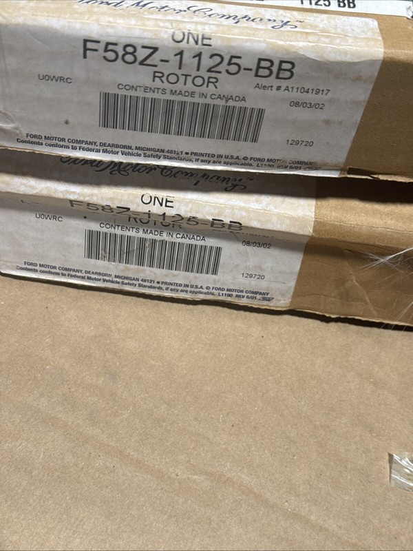 Two/2/ NEW GENUINE OEM Ford Brake disc F58Z1125BB gallery