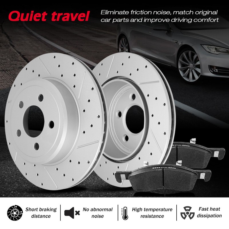 For Lexus Rx350 Rx450H Toyota Highlander Sienna Rear Disc Brake Rotor Set gallery