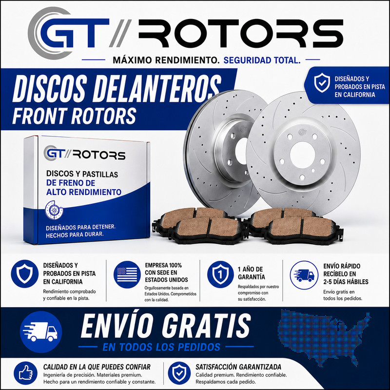 [Traseros] Discos de Freno y Pastillas para Hyundai Elantra 2011 – 2020