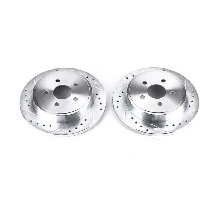 PowerStop for 03-07 Chrysler PT Cruiser Rear Evolution Drilled & Slotted Rotors