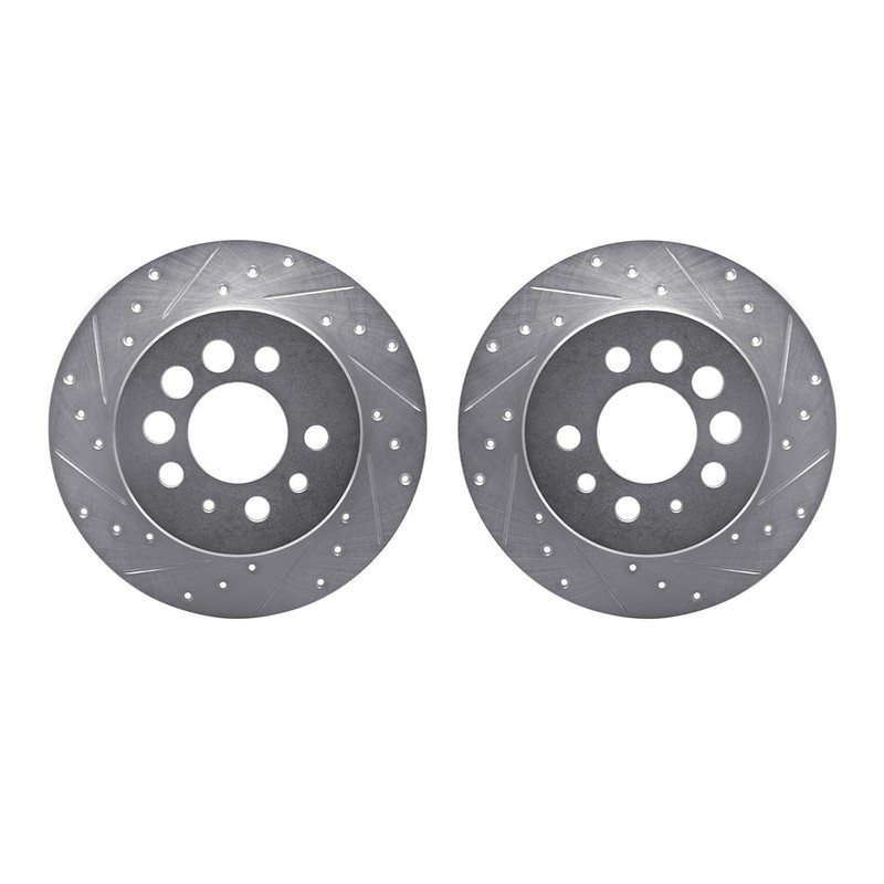 WGPN1-27033 R1 Concepts 2-Wheel Set Brake Discs Rear for Volvo 960 940 240 740
