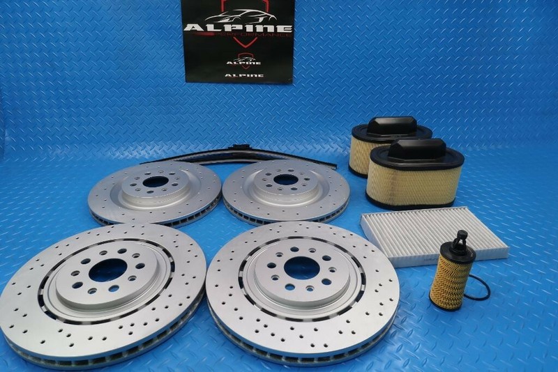Maserati Ghibli Quattroporte brake rotors filters service kit #9318 17-24
