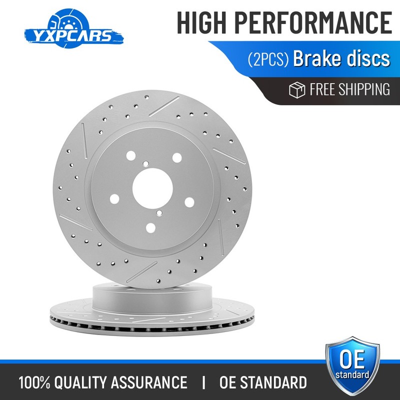 300mm Rear Drilled Disc Brake Rotors for 2015 – 2025 Subaru Legacy Outback WRX