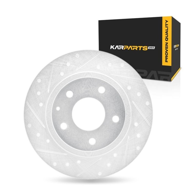 For Mazda 6 2014-2021 Brake Rotor Rear, Driver Side | Cast Iron | Silver Finish