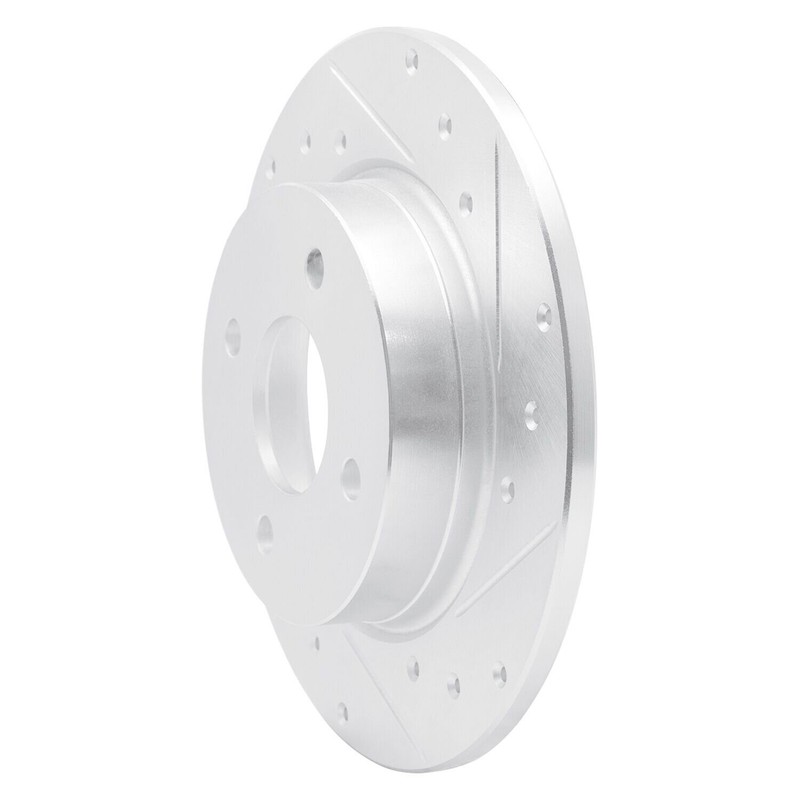 For Ford EcoSport 18-22 Brake Rotor eLINE Drilled & Slotted 1-Piece Rear