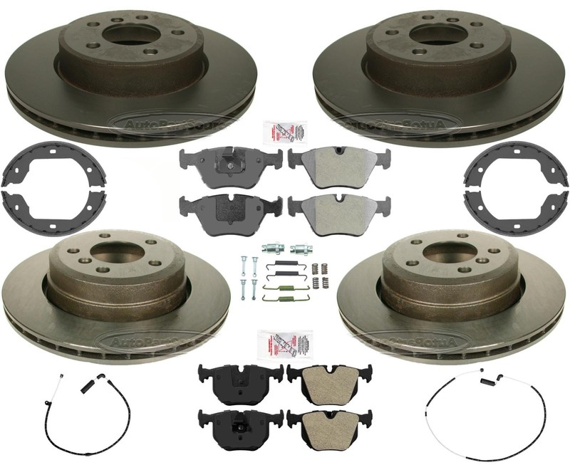 Performance Carbon Disc Brake Rotors Brake Pads Brake Shoe for BMW X3 2004-2010