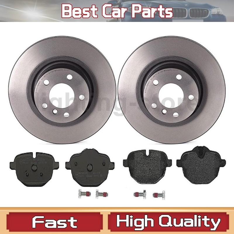 Rear Brake Pads and Disc Rotors Fits 2011 BMW X3 2012 BMW X3 2013 BMW X3
