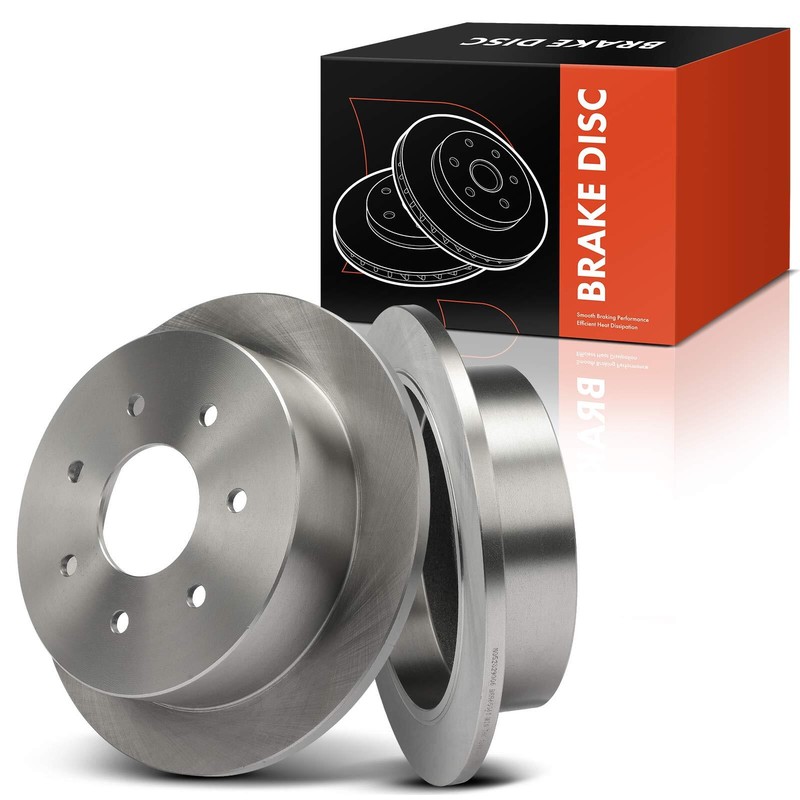 2Pcs 334mm Rear Side Disc Brake Rotors for Ford F-150 00-03 F-250 F-150 Heritage