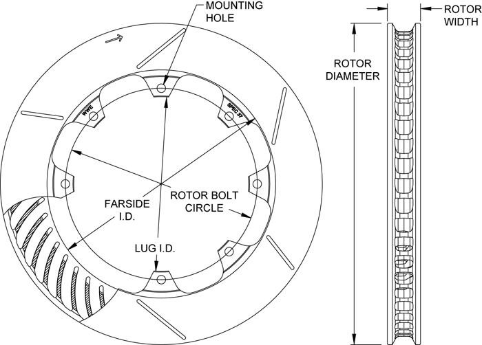 Wilwood Brakes Disc Brake Rotor gallery