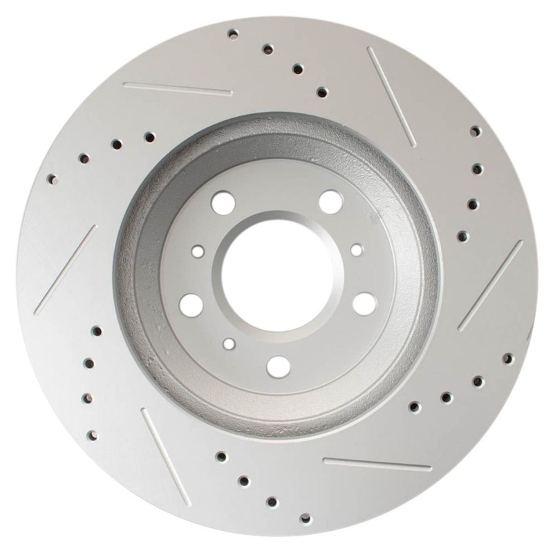 Performance Drilled & Slotted Front Coated Brake Rotor Pair for Chevy gallery