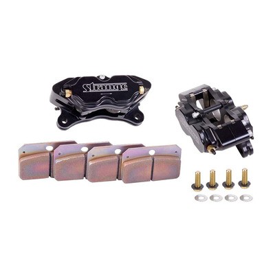 STRANGE Strange 4-Piston Caliper Kit w/Hard Pads/Pr.- B1855