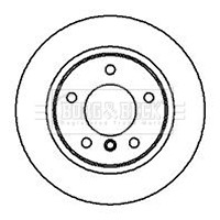 2x Brake Discs Pair Solid fits BMW 318 E36 1.8 Rear 90 to 99 With ABS 280mm Set gallery