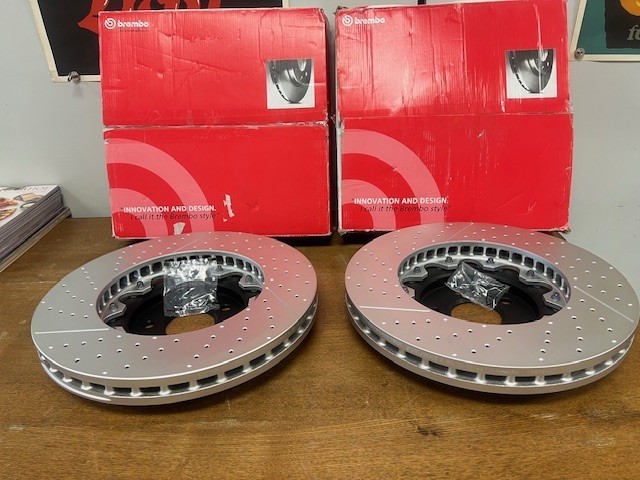 Mercedes Front Brake Disc Rotors Set Of 2 For C63,CLK63,CLS63,E63,SL63,SLK55 gallery