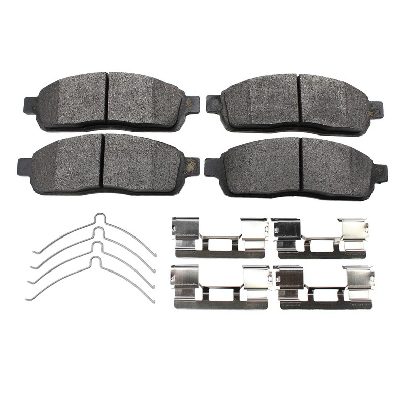 DuraGo Front Rotors & TRW Pro Semi-Met Disc Brake Pads Kit For F-150 Mark LT gallery